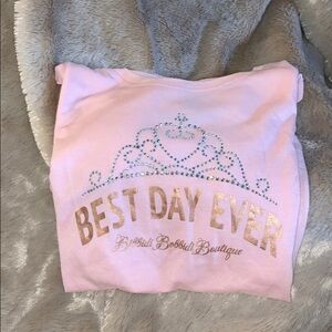 Girl’s Pink Cinderella Disney Tee Shirt Long